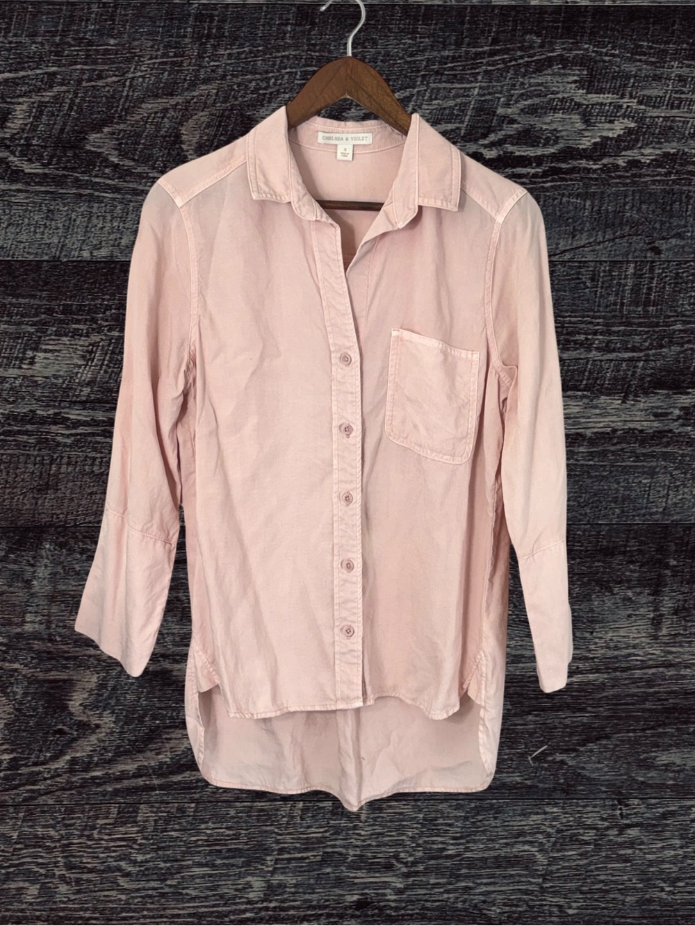 Chelsea & Violet Pink Button Down Shirt